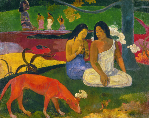 Gauguin: Arearea, 1892. /N'Arearea' (Red Dog). Oil On Canvas, 1892, By Paul Gauguin. Poster Print by Granger Collection - Item # VARGRC0024989
