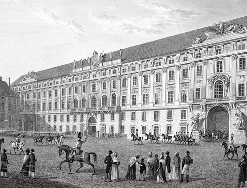 Vienna: Hofburg. /Nhofburg, The Imperial Palace In Vienna, Austria. Steel Engraving, English, 1823, After A Drawing By Robert Batty. Poster Print by Granger Collection - Item # VARGRC0077846