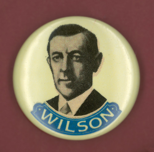 Wilson Campaign Button. /Ndemocratic Presidential Campaign Button From Woodrow Wilson'S 1916 Bid For President. Poster Print by Granger Collection - Item # VARGRC0068312 Wilson Campaign Button. /Ndemocratic Presidential Campaign Button From Woodrow Wilson'S 1916 Bid For President. Poster Print by Granger Collection - Item # VARGRC0068312