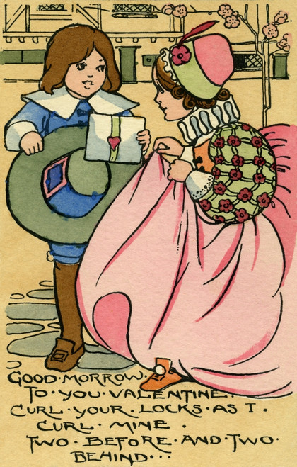 Valentine Greetings Poster Print By Mary Evans Picture Library / Peter & Dawn Cope Collection - Item # VARMEL10694256