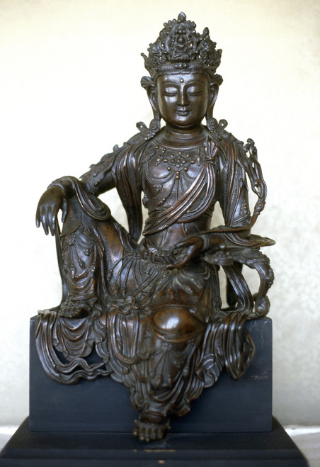 China: Bodhisattva. /Nthe Bodhisattva Guanyin. Bronze. Ming Dynasty, 1368-1644. Poster Print by Granger Collection - Item # VARGRC0122470