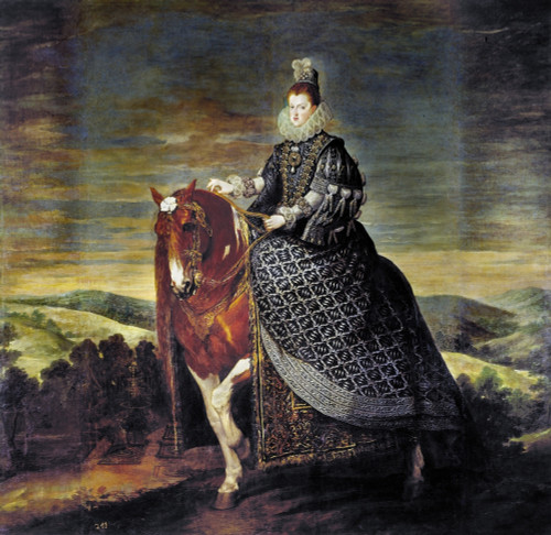 Margaret Of Austria /N(1584-1611). Queen Consort Of Spain And Portugal As Wife Of King Philip Iii. Oil Painting By Diego Velazquez, C1635. Poster Print by Granger Collection - Item # VARGRC0128610