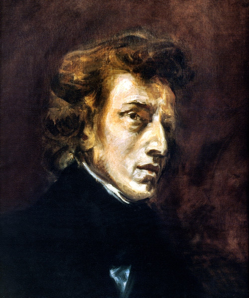 Frederic Chopin (1810-1849). /Npolish Composer And Pianist. Oil On Canvas, 1838, By Eugene Delacroix. Poster Print by Granger Collection - Item # VARGRC0024941