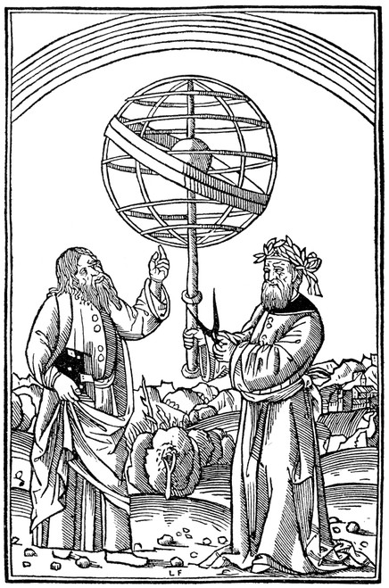 Albertus Magnus (1193-1280). /Ngerman Scholastic Philosopher. Woodcut From An Early 16Th Century Edition Of Albert Magnus' 'De Virtutibus Herbarum.' Poster Print by Granger Collection - Item # VARGRC0031884
