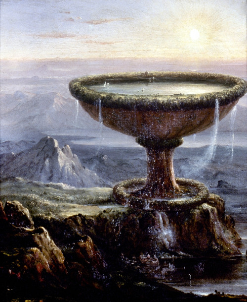 Cole: Titan'S Goblet, 1833. /Nthomas Cole: The Titan'S Goblet. Oil On Canvas, 1833. Poster Print by Granger Collection - Item # VARGRC0038368