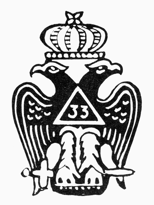 Seal: Freemasonry. /Nseal Of The 33Rd Degree Freemasons. Poster Print by Granger Collection - Item # VARGRC0097992