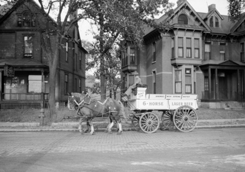 Beer Wagon, 1939. /Na Beer Wagon In Minneapolis, Minnesota. Photograph By John Vachon, 1939. Poster Print by Granger Collection - Item # VARGRC0267025