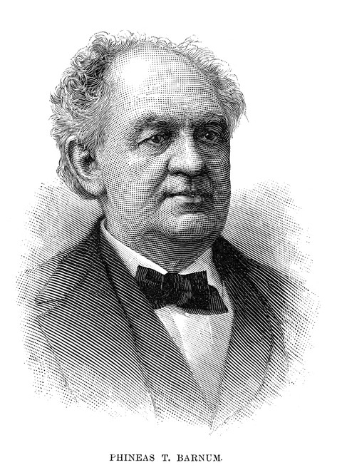 Phineas Taylor Barnum /N(1810-1891). American Showman. Line Engraving, 1891. Poster Print by Granger Collection - Item # VARGRC0058197