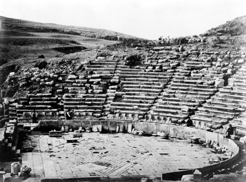 Athens: Amphitheater. /Nthe Odeon Of Herodes Atticus, An Amphitheater On The South Side Of The Acropolis In Athens, Built C161 A.D. Photograph, Late 19Th Century. Poster Print by Granger Collection - Item # VARGRC0129572
