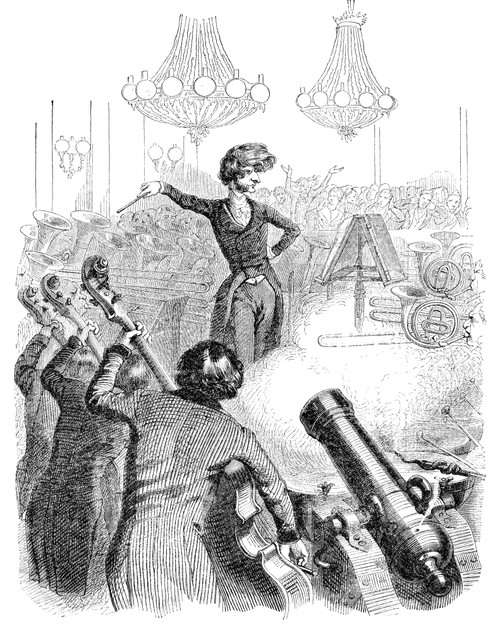 Hector Berlioz (1803-1869). /Nfrench Composer. Wood Engraving From A French Newspaper Of 1845. Poster Print by Granger Collection - Item # VARGRC0004579