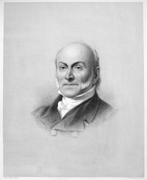 John Quincy Adams /N(1767-1848). Sixth President Of The United States. Line And Stipple Engraving, American, 1884. Poster Print by Granger Collection - Item # VARGRC0032966