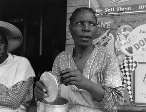 Migrant Worker, 1936. /Nan African American Peach Picker In Muscella, Georgia. Photograph By Dorothea Lange, June 1936. Poster Print by Granger Collection - Item # VARGRC0123088