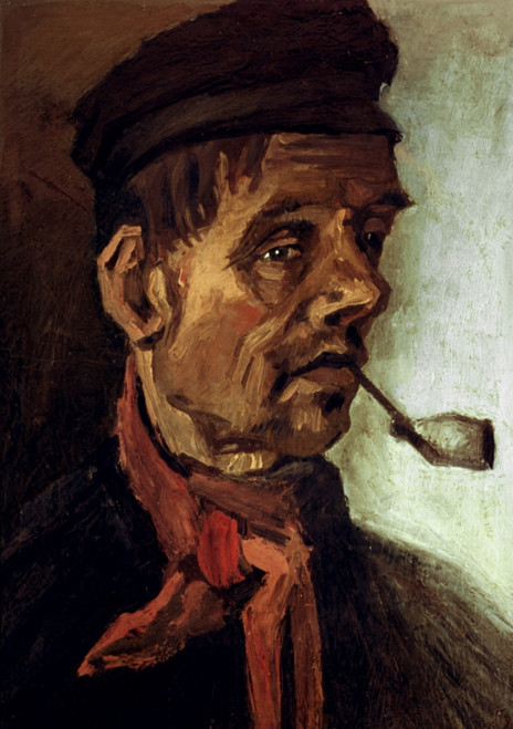 Van Gogh: Peasant, 1884. /Nhead Of A Peasant With A Pipe. Canvas, November 1884, By Vincent Van Gogh. Poster Print by Granger Collection - Item # VARGRC0026915