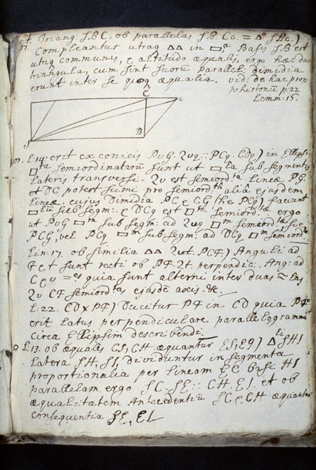 Isaac Newton: Manuscript. /N(1642-1727). English Physicist And Mathematician. Autograph Manuscript By Sir Isaac Newton Of Mathematical Computations. Poster Print by Granger Collection - Item # VARGRC0048646