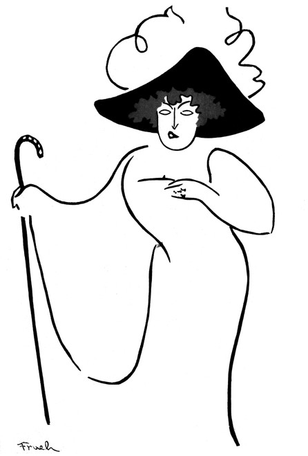 Lillian Russell (1861-1922). /Nn_E Helen Louise Leonard. American Singer And Actress. Caricature, 1922. Poster Print by Granger Collection - Item # VARGRC0107859