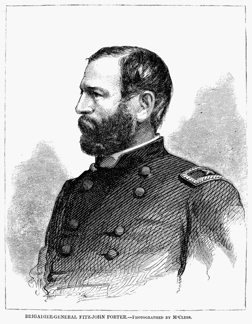 Fitz-John Porter /N(1822-1901). American Army Officer. Wood Engraving, 1862. Poster Print by Granger Collection - Item # VARGRC0053433