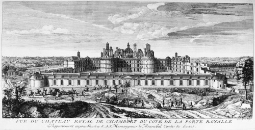 France: Chambord. /Nch_teau De Chambord In The Loire Valley. Line Engraving By J. Rigaud, Early 18Th Century. Poster Print by Granger Collection - Item # VARGRC0117074
