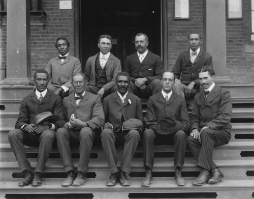 George Washington Carver /N(1864-1943). American Botanist, Chemist, And Educator. Photographed With Staff Members At The Tuskegee Institute By Frances Benjamin Johnston, C1902. Poster Print by Granger Collection - Item # VARGRC0351526