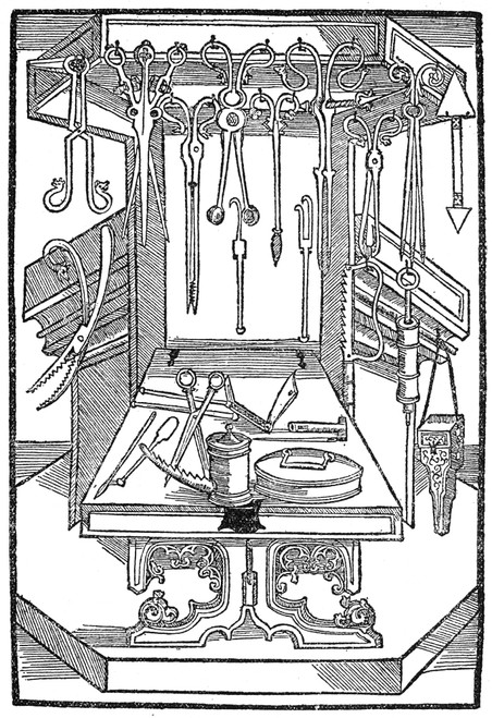 Surgical Instruments. /Nwoodcut From A 15Th-Century German Treatise On Surgery. Poster Print by Granger Collection - Item # VARGRC0002086