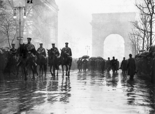 Triangle Fire Memorial, 1911. /Nfirefighters On Horseback Lead A Trade Union Memorial Procession For The Victims Of The Triangle Shirtwaist Factory Fire In New York City, 1911. Poster Print by Granger Collection - Item # VARGRC0118010