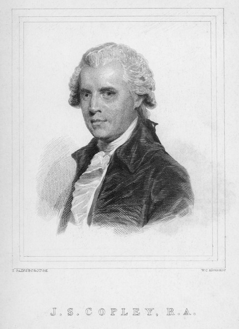 John Singleton Copley/N(1738-1815). American Painter. Line And Stipple Engraving, Early 19Th Century. Poster Print by Granger Collection - Item # VARGRC0063657
