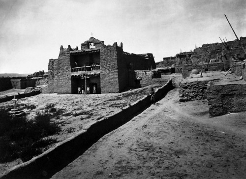 New Mexico: Zuni Pueblo. /Nold Mission Church At A Zuni Pueblo In New Mexico. Photograph By Timothy O'Sullivan, 1873. Poster Print by Granger Collection - Item # VARGRC0118118