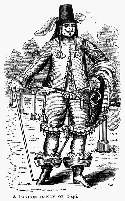 London Dandy, 1646. /Nwood Engraving, English, C1875. Poster Print by Granger Collection - Item # VARGRC0094164