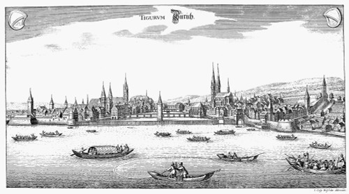 Switzerland: Zurich, 1642. /Nfrom Matthaeus Merian'S 'Topographia.' Copper Engraving, 1642. Poster Print by Granger Collection - Item # VARGRC0077934