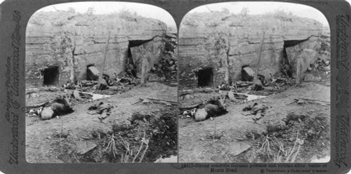 World War I: German Dead. /Ngerman Casualties In A Concrete Trench After The Battle Of Menin Road Ridge, Part Of The Battle Of Ypres, September 1917. Stereograph. Poster Print by Granger Collection - Item # VARGRC0325630