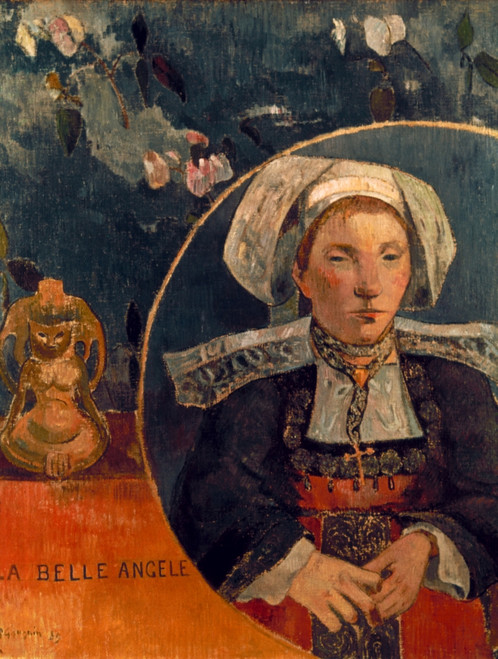 Gauguin: Belle Angele, 1889. /Npaul Gauguin: La Belle Angele. Canvas, 1889. Poster Print by Granger Collection - Item # VARGRC0053090