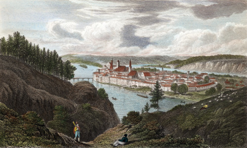 Austria: Wasserburg, 1822. /Nbanks Of The Inn At Wasserburg, Austria. Steel Engraving, 1822, After Robert Batty. Poster Print by Granger Collection - Item # VARGRC0047248 Austria: Wasserburg, 1822. /Nbanks Of The Inn At Wasserburg, Austria. Steel Engraving, 1822, After Robert Batty. Poster Print by Granger Collection - Item # VARGRC0047248