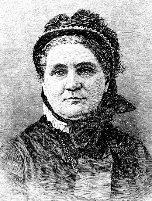Lucy Larcom (1824-1893). /Namerican Author And Educator. Wood Engraving, American, 19Th Century. Poster Print by Granger Collection - Item # VARGRC0000904