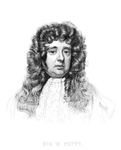 Sir William Petty (1623-1687). /Nenglish Economist. Steel Engraving, 19Th Century. Poster Print by Granger Collection - Item # VARGRC0067896