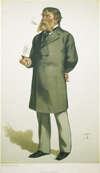 James Russell Lowell /N(1819-91). American Poet, Essayist, And Diplomat. Caricature Lithograph, 1880, By Theobald Chartran. Poster Print by Granger Collection - Item # VARGRC0046554