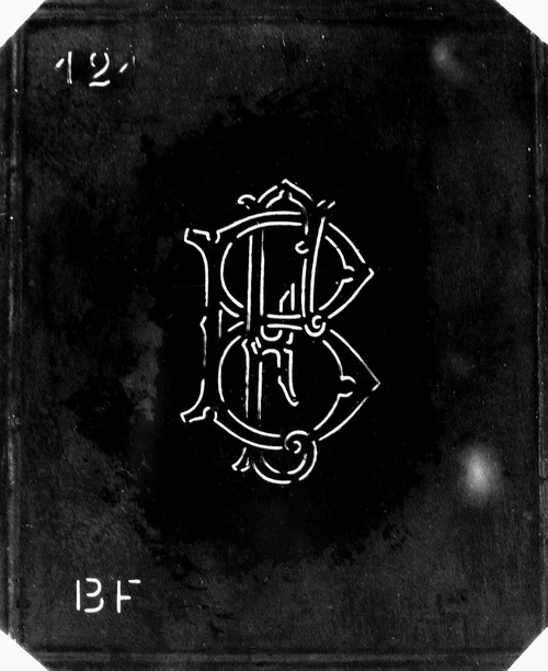 Benjamin Franklin (1706-1790). /Nmonogram Stencil Of Benjamin Franklin, American Printer, Publisher, Scientist, Inventor, Statesman And Diplomat. Poster Print by Granger Collection - Item # VARGRC0109154