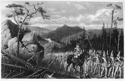 General Braddock'S March. /Nenglish General Edward Braddock'S March To Fort Duquesne During The French And Indian War In 1755. Steel Engraving, 19Th Century. Poster Print by Granger Collection - Item # VARGRC0006834