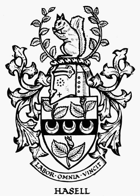 Heraldry. /Nhasell Coat Of Arms. American. Poster Print by Granger Collection - Item # VARGRC0077282