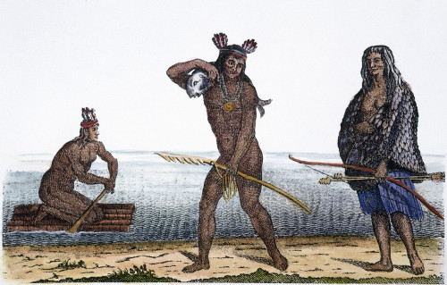 Ca: Native Americans. /Ncoastal California Native Americans Of The Diegue_o Tribe (Near Present Day San Diego). Line Engraving, 18Th Century. Poster Print by Granger Collection - Item # VARGRC0065130