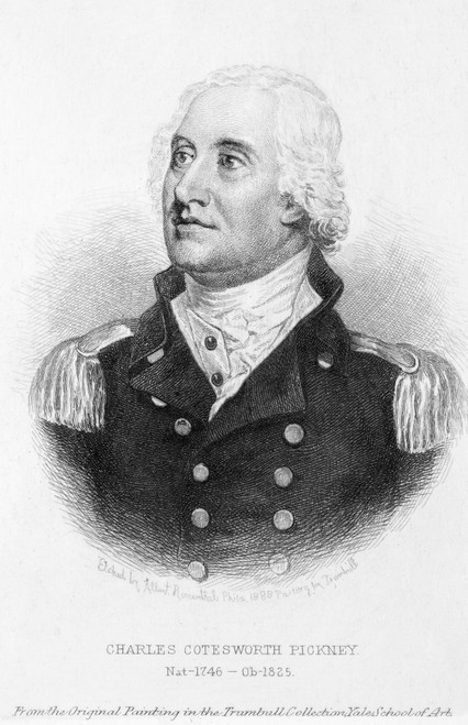 Charles C. Pinckney /N(1746-1825). American Revolutionary Soldier And Statesman. Etching, 1888, By Albert Rosenthal After John Trumbull. Poster Print by Granger Collection - Item # VARGRC0070732