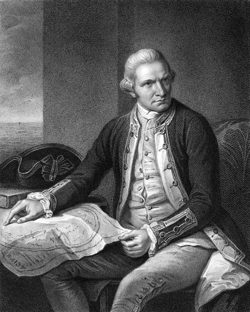 James Cook (1728-1779). /Nenglish Mariner And Explorer. Line And Stipple Engraving, 19Th Century, After Nathaniel Dance. Poster Print by Granger Collection - Item # VARGRC0012933