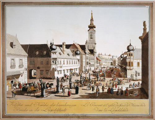 Vienna: Leopoldstadt, 1783. /Nstreet Scene At Leopoldstadt, Vienna: Austrian Engraving, 1783. Poster Print by Granger Collection - Item # VARGRC0007792