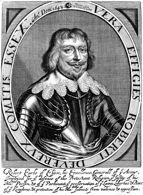 Robert Devereux (1591-1646). /N3Rd Earl Of Essex. English Parliamentary General. Line Engraving, English, 1643. Poster Print by Granger Collection - Item # VARGRC0085109