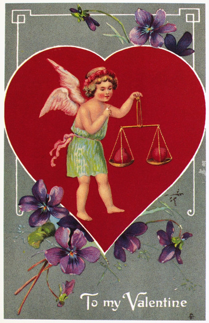 Valentine'S Day Card. /Namerican, C1910. Poster Print by Granger Collection - Item # VARGRC0095745