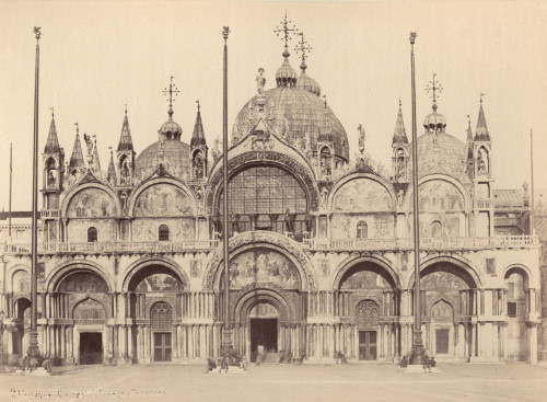 Italy: Basilica Di San Marco. /Nsaint Mark'S Basilica, Venice: Photograph, 1890S. Poster Print by Granger Collection - Item # VARGRC0072000