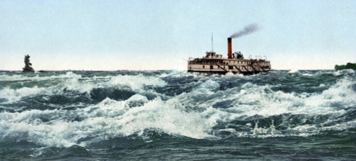 Canada: Steamboat, C1901. /Na Steamboat In The Lacine Rapids On The Saint Lawerence River Near Montreal, Canada. Photochrome, C1901. Poster Print by Granger Collection - Item # VARGRC0119744