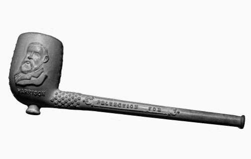 Harrison Pipe, 1888. /Npipe Made During The Presidential Campaign Of 1888, Supporting The Republican Candidate Benajmin Harrison. Poster Print by Granger Collection - Item # VARGRC0111415