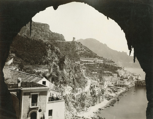 Italy: Amalfi. /Na View Of Amalfi, Italy, From The Capuchin Convent. Photograph, C1900. Poster Print by Granger Collection - Item # VARGRC0350924