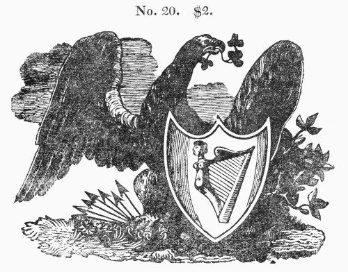 Symbols: Eagle. /Nwood Engraving, 1825. Poster Print by Granger Collection - Item # VARGRC0092491