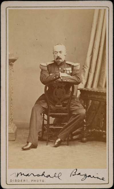 Marshal Francois Bazaine /N(1811-1888). Marshal Francois Achille Bazaine Of France. Original Carte-De-Visite Photograph, C1870. Poster Print by Granger Collection - Item # VARGRC0027688