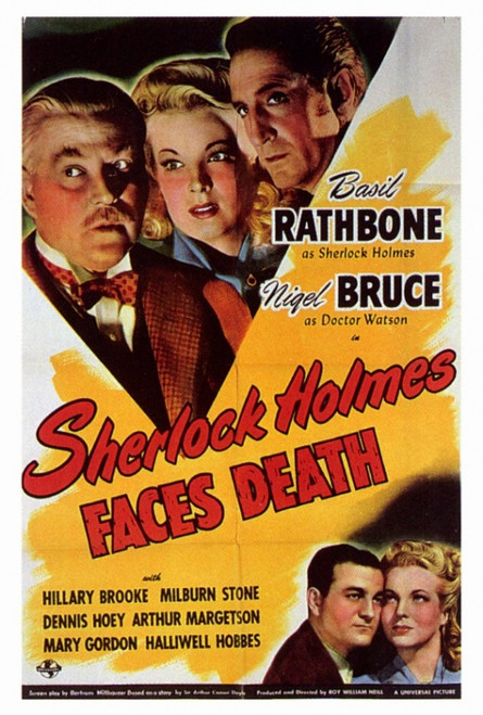 Sherlock Holmes Faces Death Movie Poster Print (27 x 40) - Item # MOVEF3304